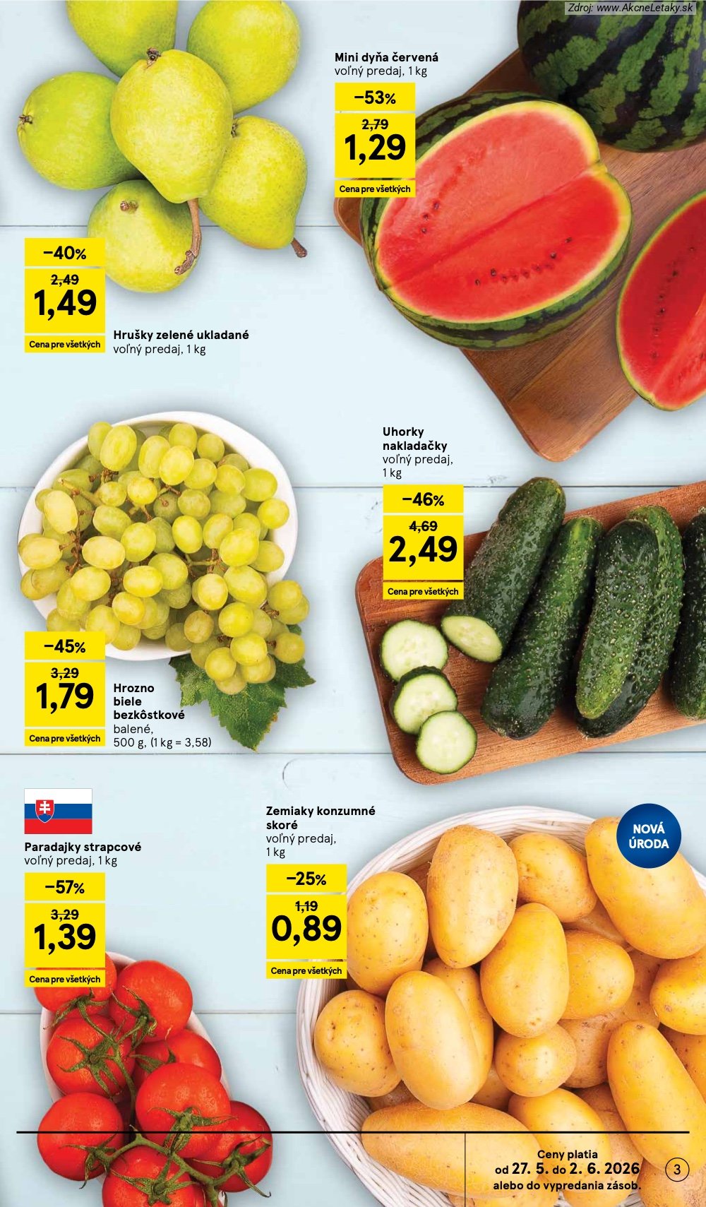 Leták Tesco (27. 5. - 2. 6. 2026) - strana 3 z 30