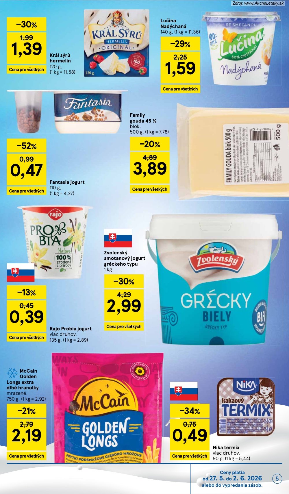 Leták Tesco (27. 5. - 2. 6. 2026) - strana 5 z 30