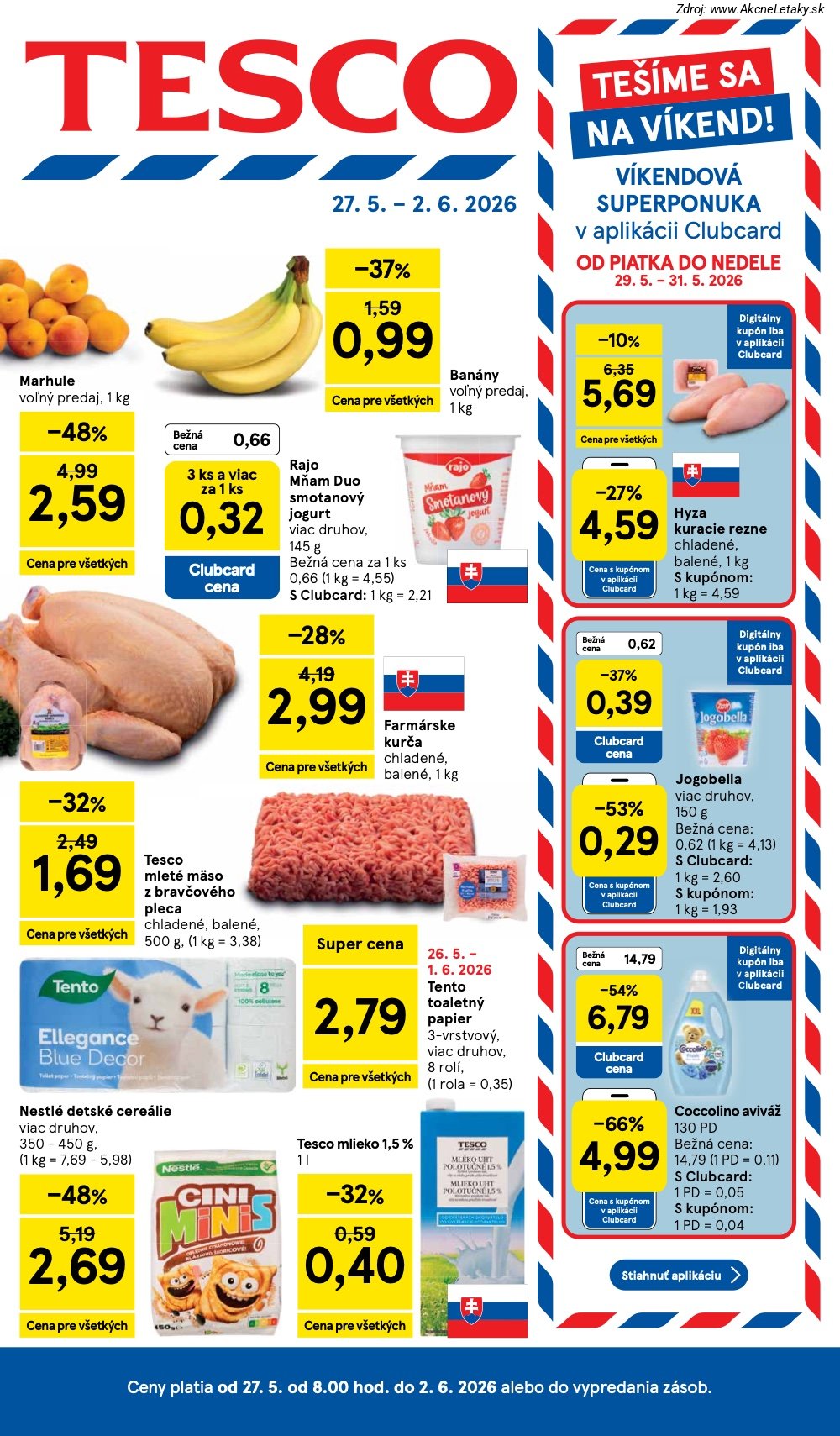 Leták Tesco - strana 1