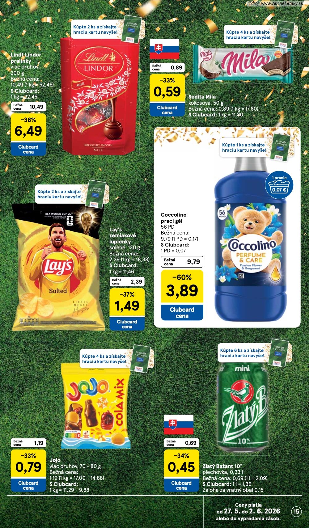 Leták Tesco (27. 5. - 2. 6. 2026) - strana 15 z 45