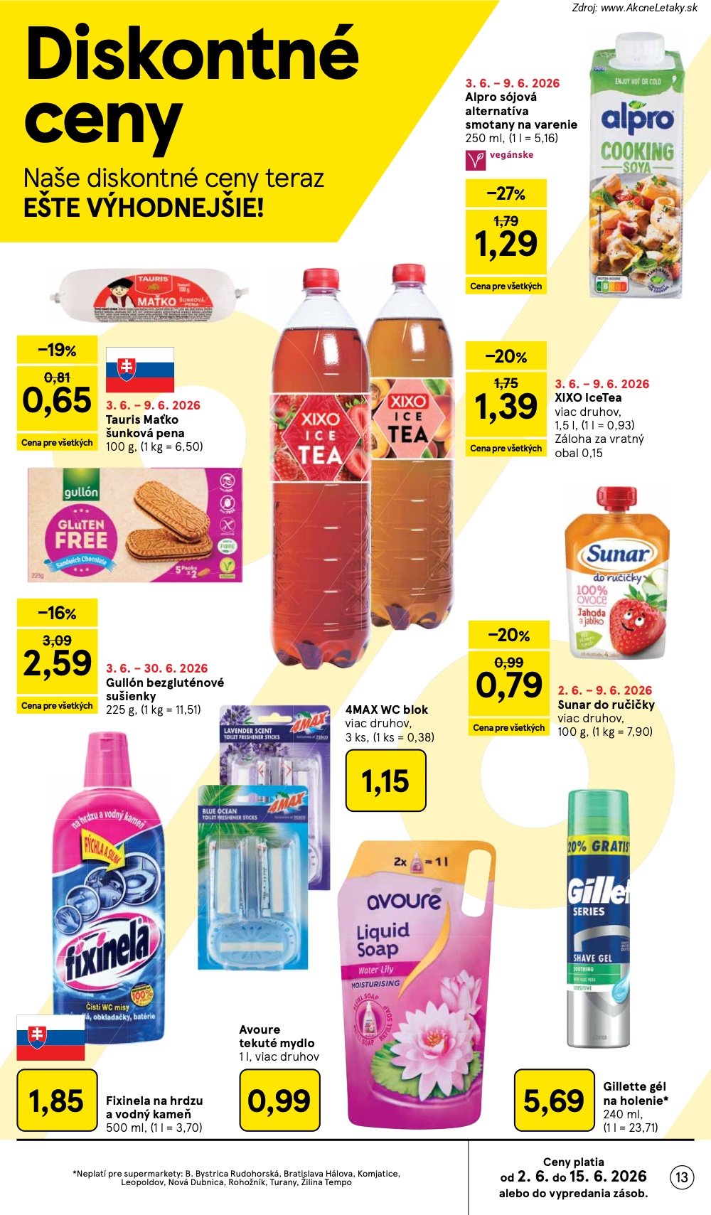 Leták Tesco (3. 6. - 9. 6. 2026) - strana 13 z 35