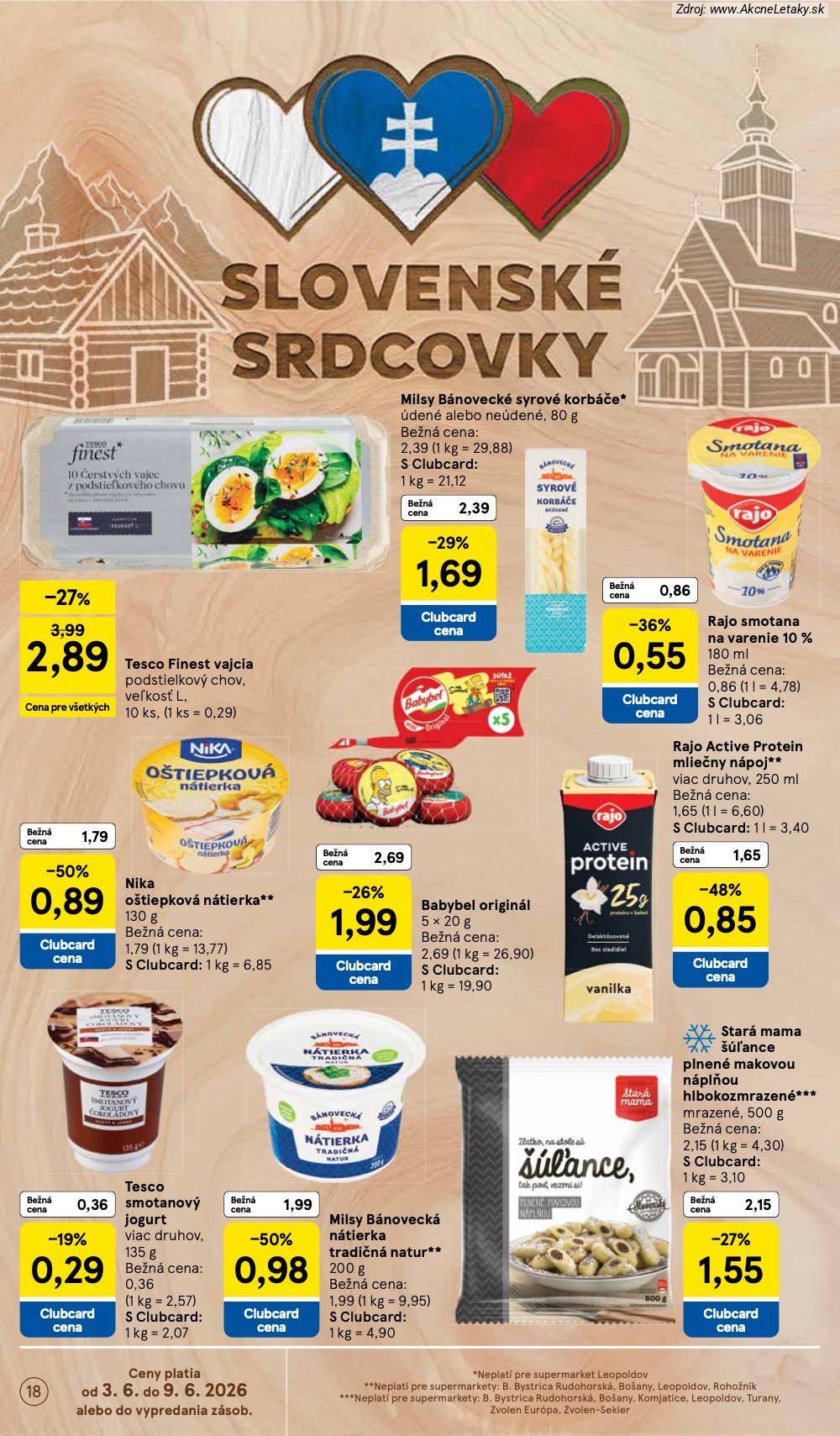Leták Tesco (3. 6. - 9. 6. 2026) - strana 18 z 35