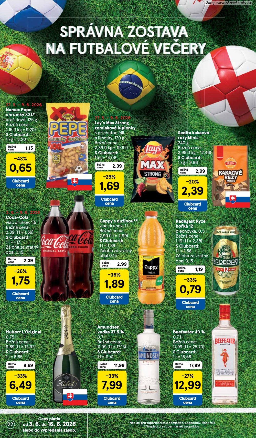 Leták Tesco (3. 6. - 9. 6. 2026) - strana 22 z 35