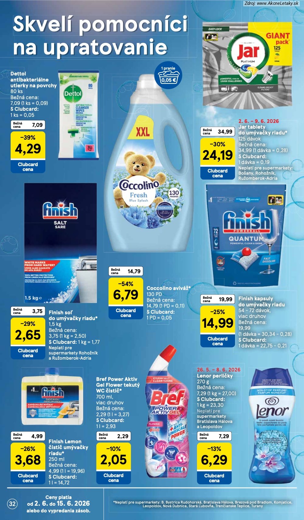 Leták Tesco (3. 6. - 9. 6. 2026) - strana 32 z 35