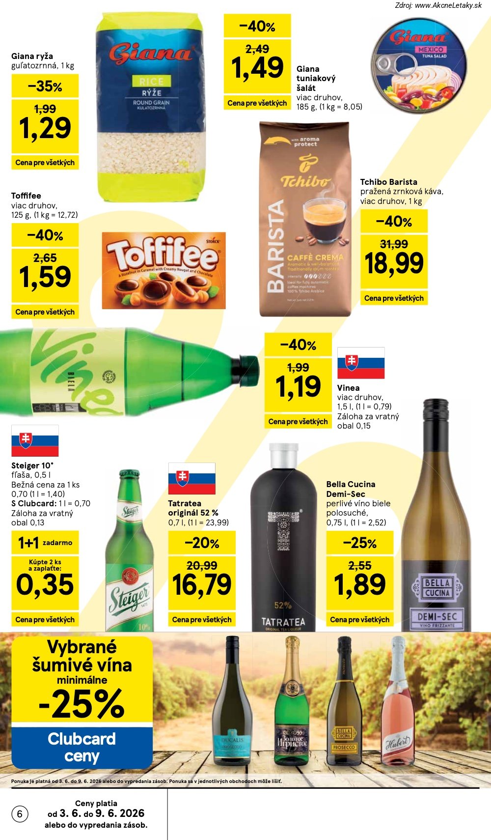 Leták Tesco (3. 6. - 9. 6. 2026) - strana 6 z 35