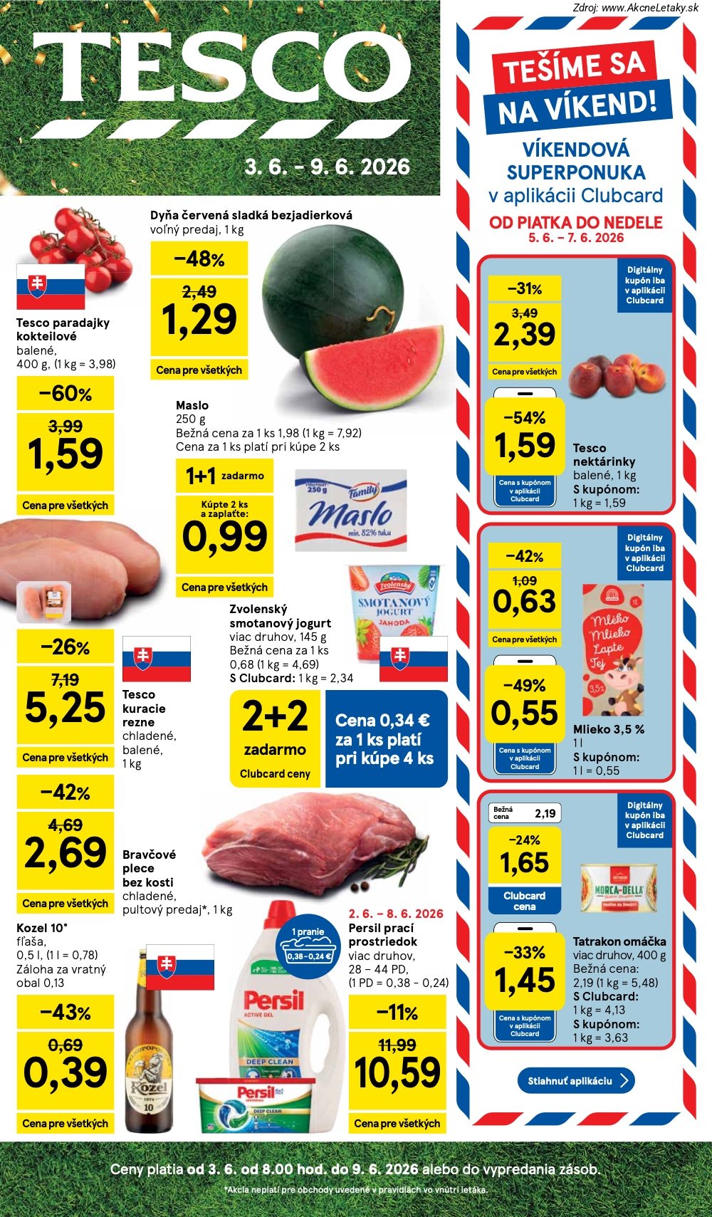 Leták Tesco - strana 1