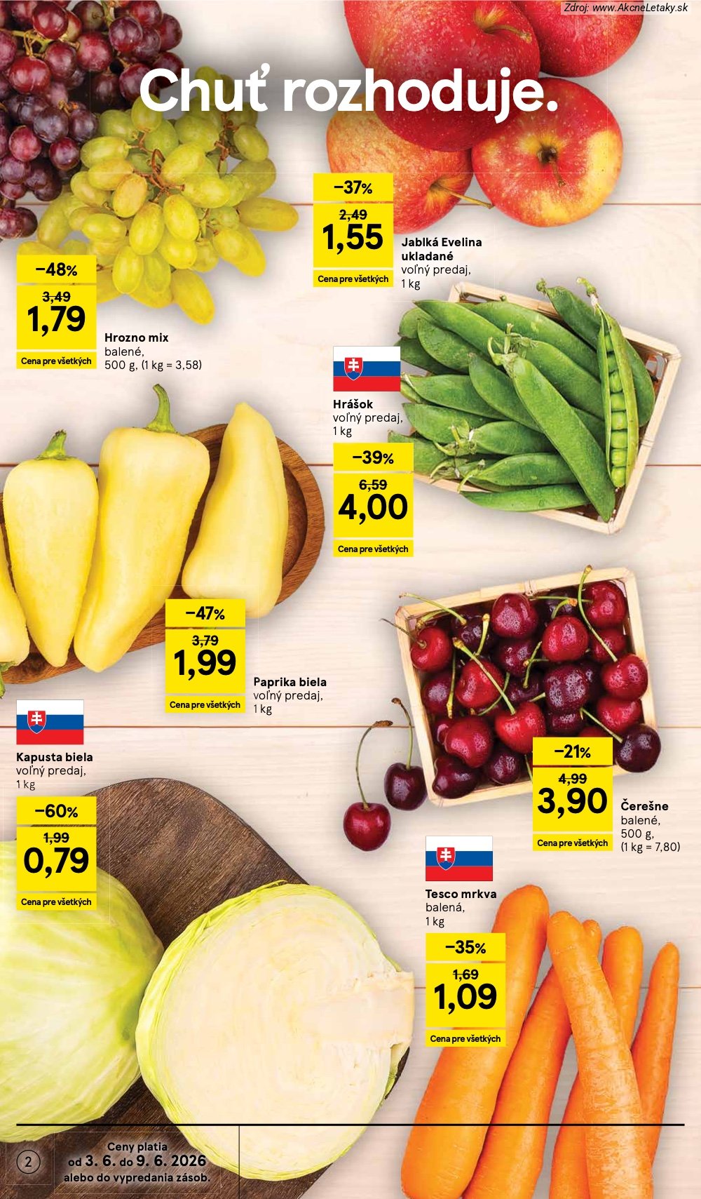 Leták Tesco (3. 6. - 9. 6. 2026) - strana 2 z 52