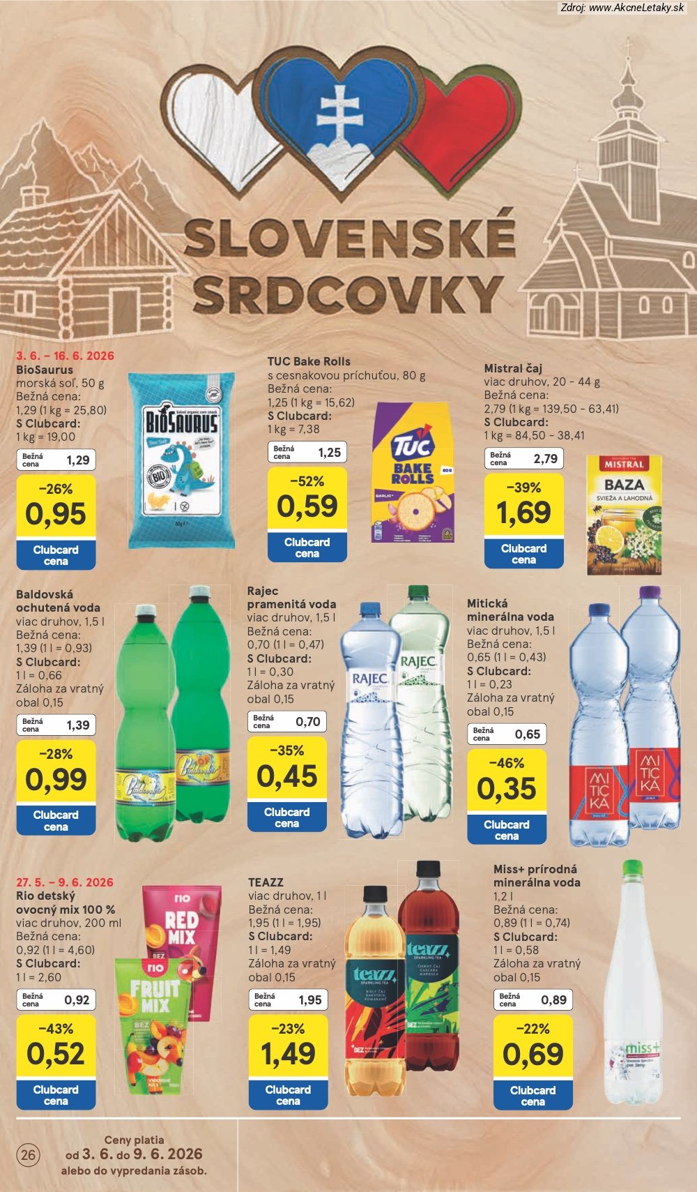 Leták Tesco (3. 6. - 9. 6. 2026) - strana 26 z 52