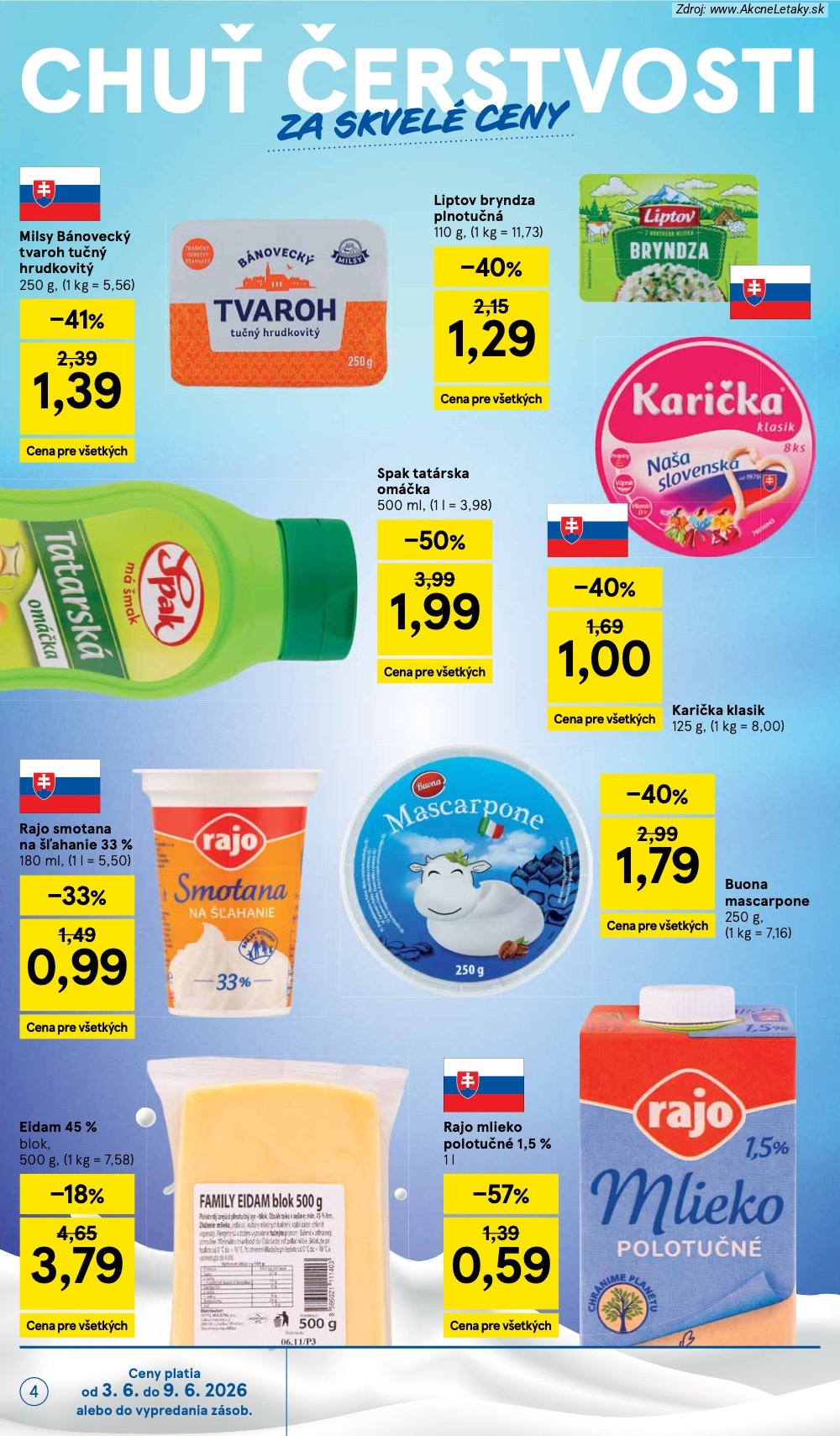 Leták Tesco (3. 6. - 9. 6. 2026) - strana 4 z 52