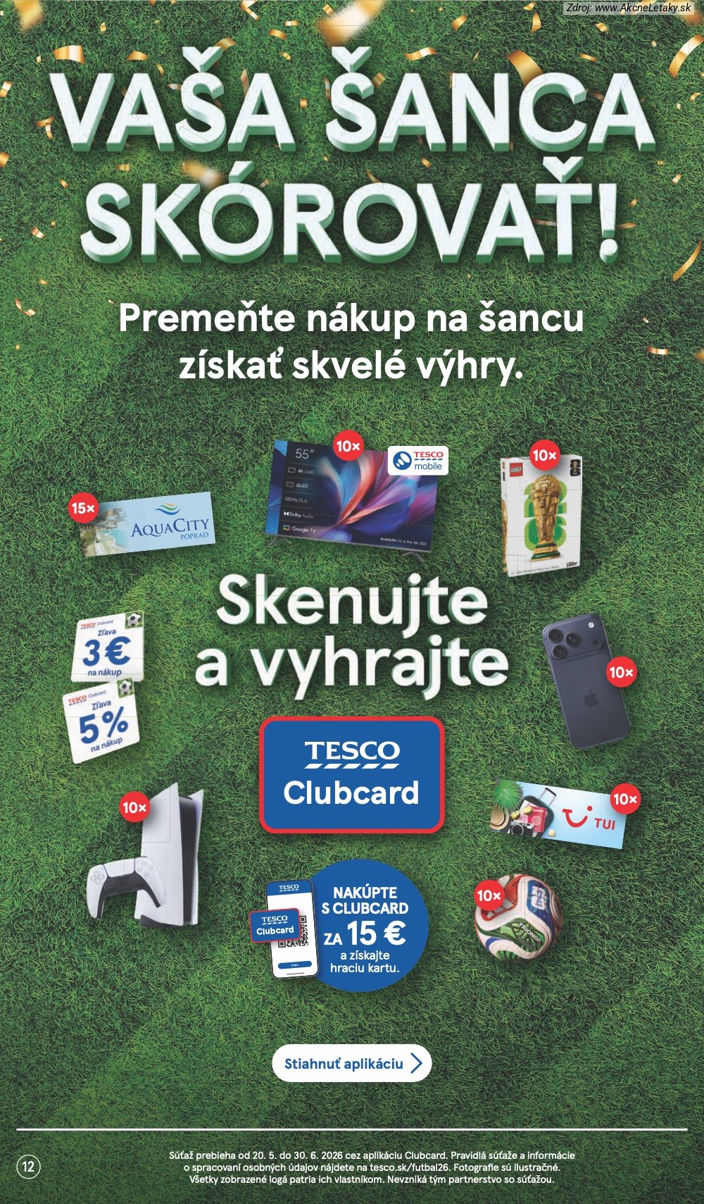 Leták Tesco (10. 6. - 16. 6. 2026) - strana 12 z 34