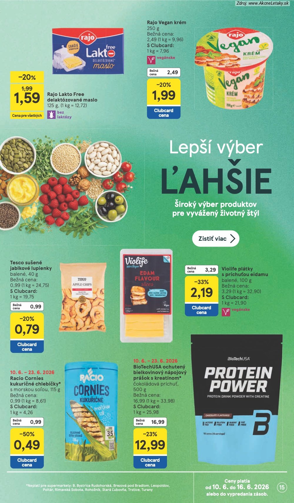 Leták Tesco (10. 6. - 16. 6. 2026) - strana 15 z 34