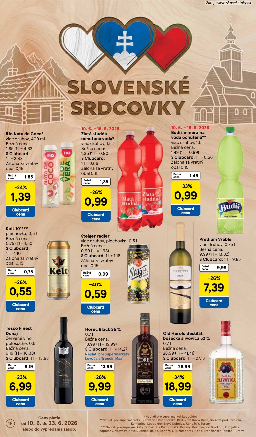Leták Tesco (10. 6. - 16. 6. 2026) - strana 18 z 34