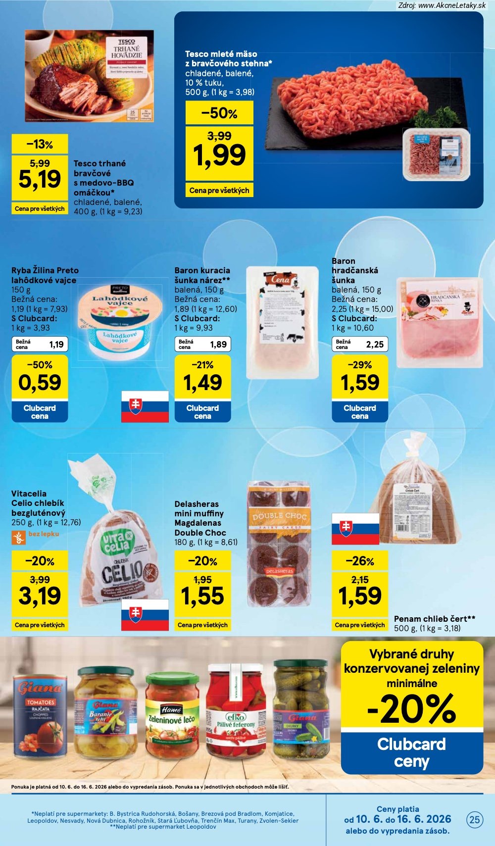 Leták Tesco (10. 6. - 16. 6. 2026) - strana 25 z 34