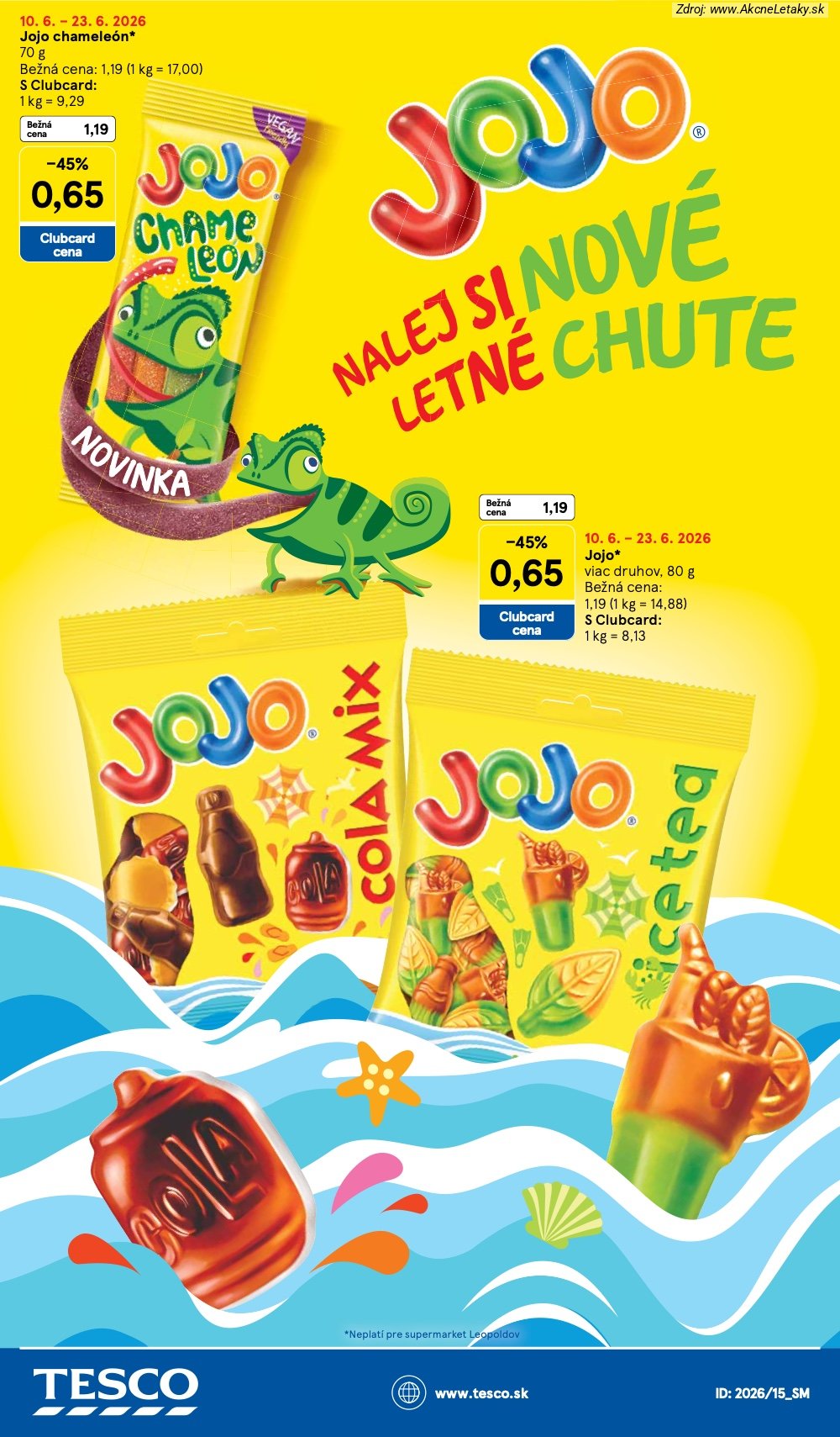 Leták Tesco (10. 6. - 16. 6. 2026) - strana 34 z 34