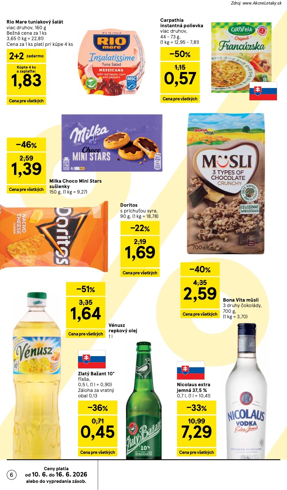 Leták Tesco (10. 6. - 16. 6. 2026) - strana 6 z 34