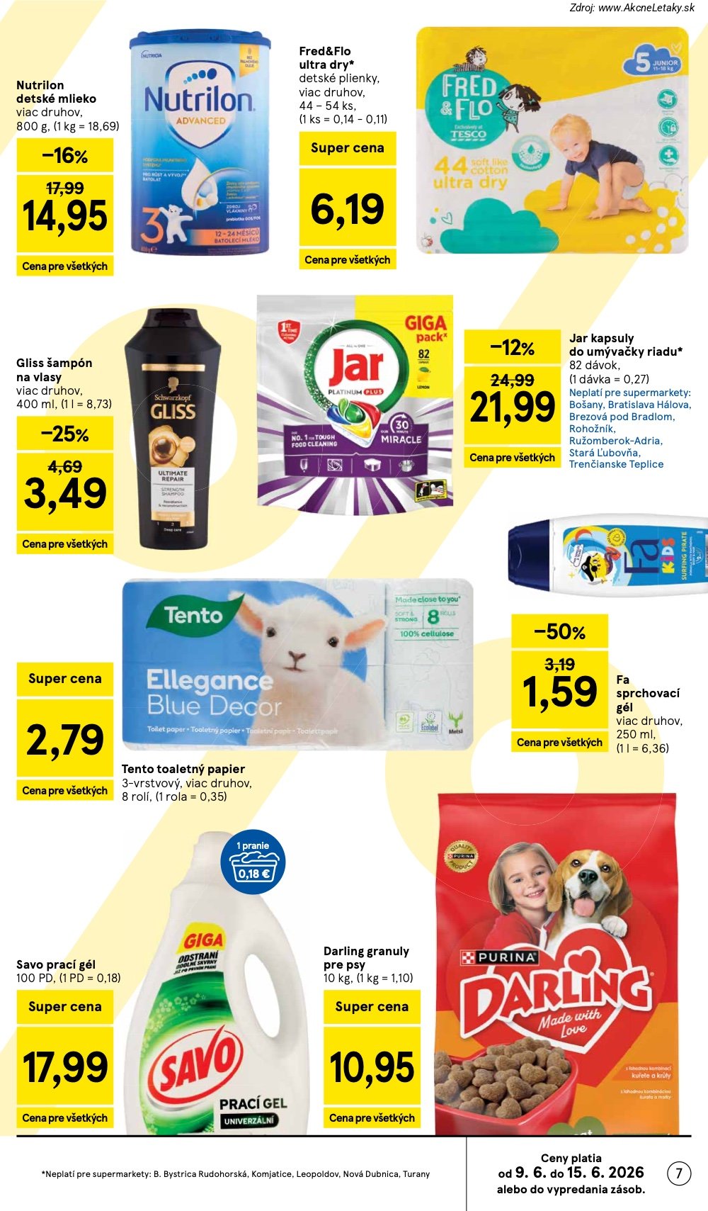 Leták Tesco (10. 6. - 16. 6. 2026) - strana 7 z 34