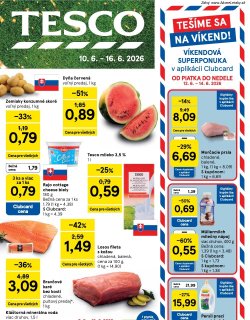 Leták Tesco