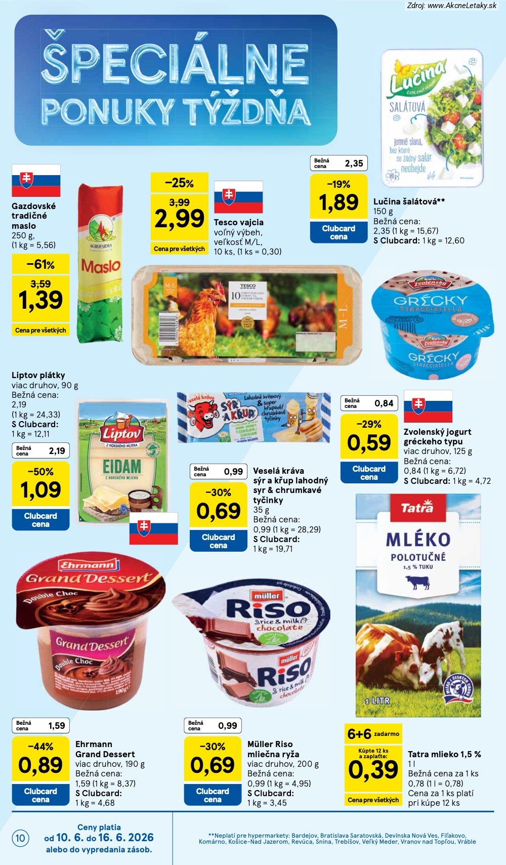 Leták Tesco (10. 6. - 16. 6. 2026) - strana 10 z 51