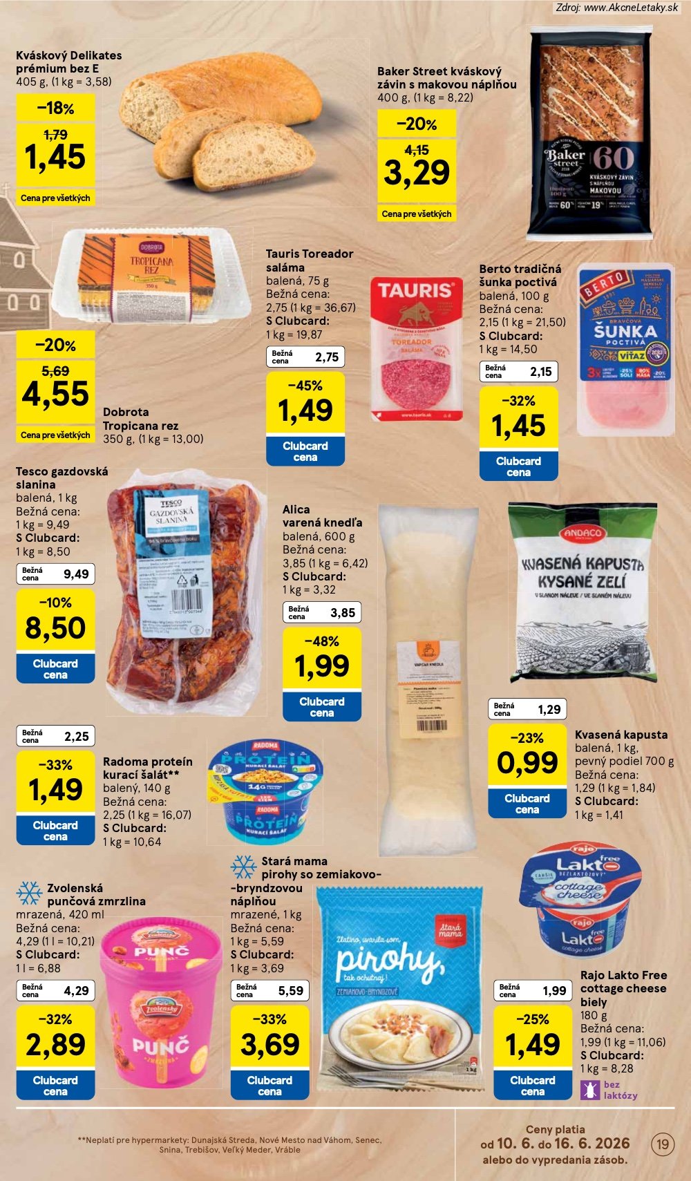 Leták Tesco (10. 6. - 16. 6. 2026) - strana 19 z 51