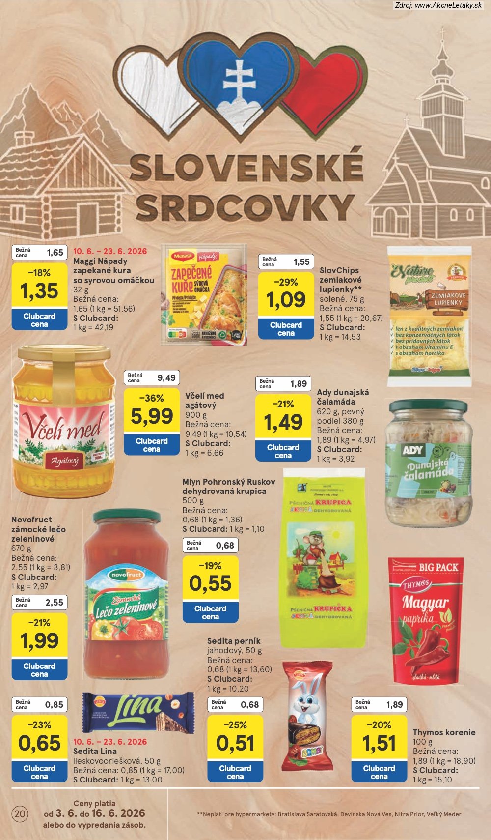 Leták Tesco (10. 6. - 16. 6. 2026) - strana 20 z 51