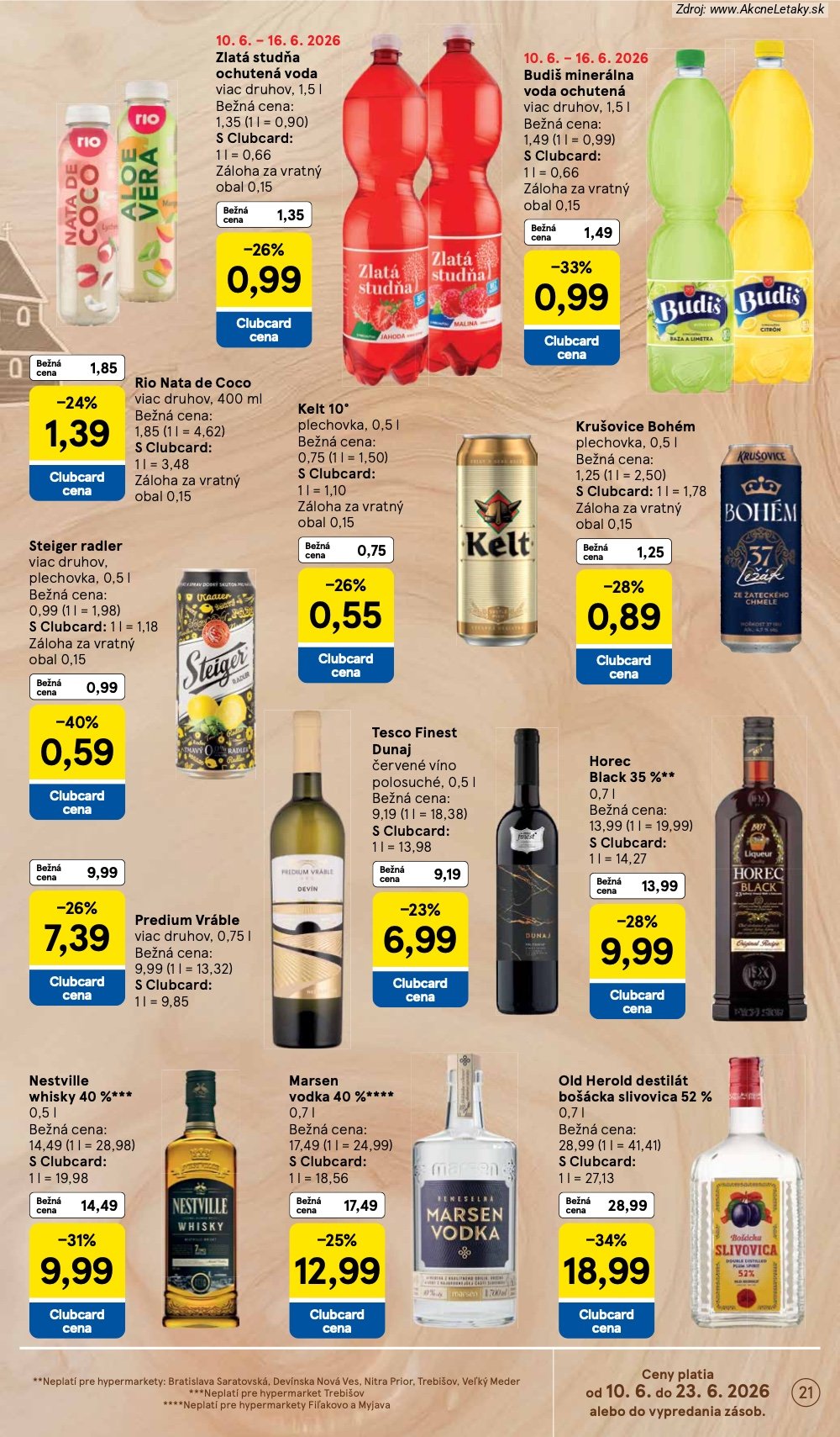Leták Tesco (10. 6. - 16. 6. 2026) - strana 21 z 51
