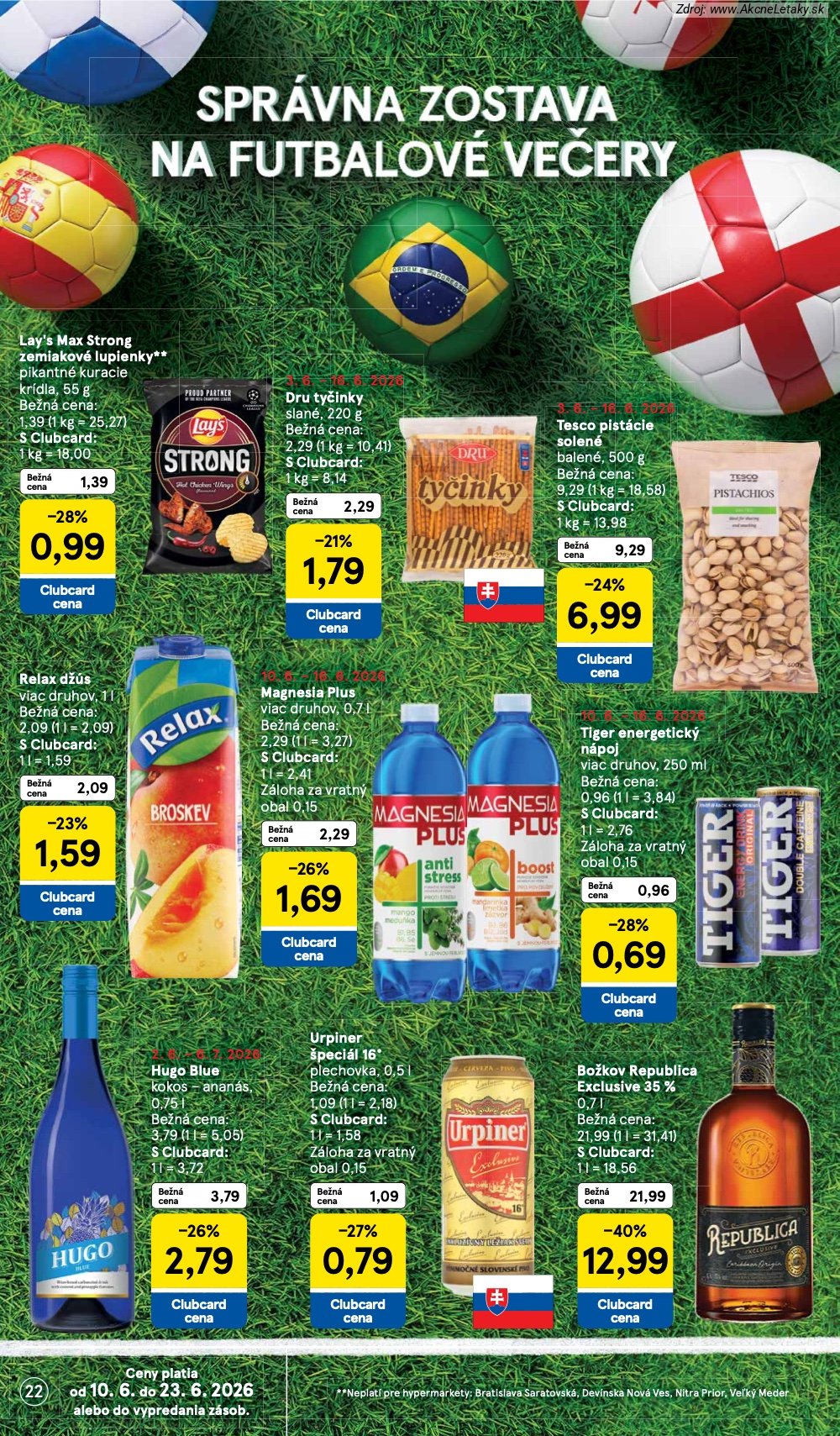 Leták Tesco (10. 6. - 16. 6. 2026) - strana 22 z 51