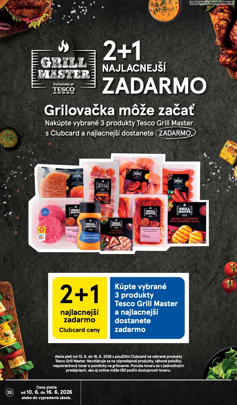 Leták Tesco (10. 6. - 16. 6. 2026) - strana 26 z 51