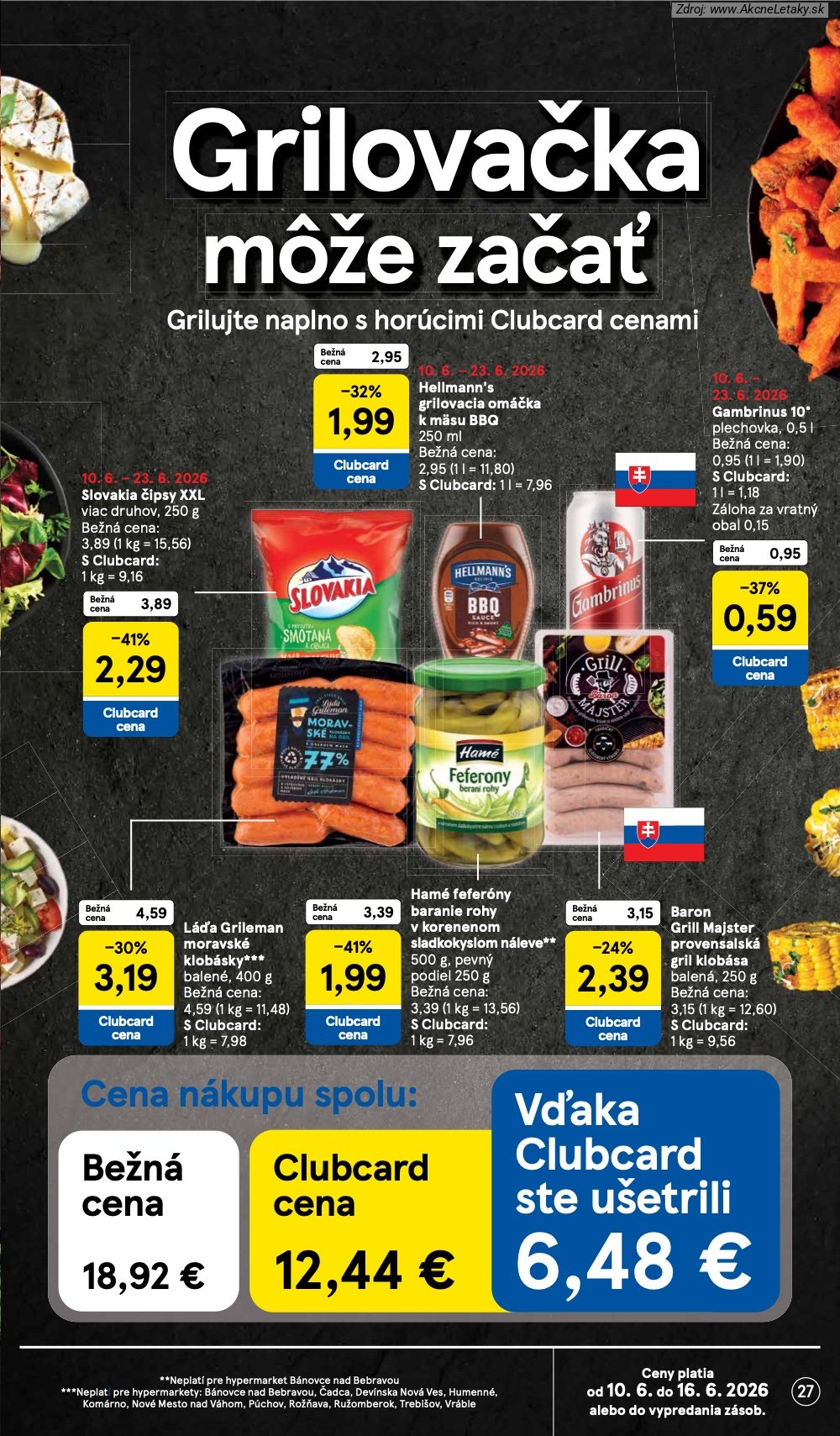 Leták Tesco (10. 6. - 16. 6. 2026) - strana 27 z 51