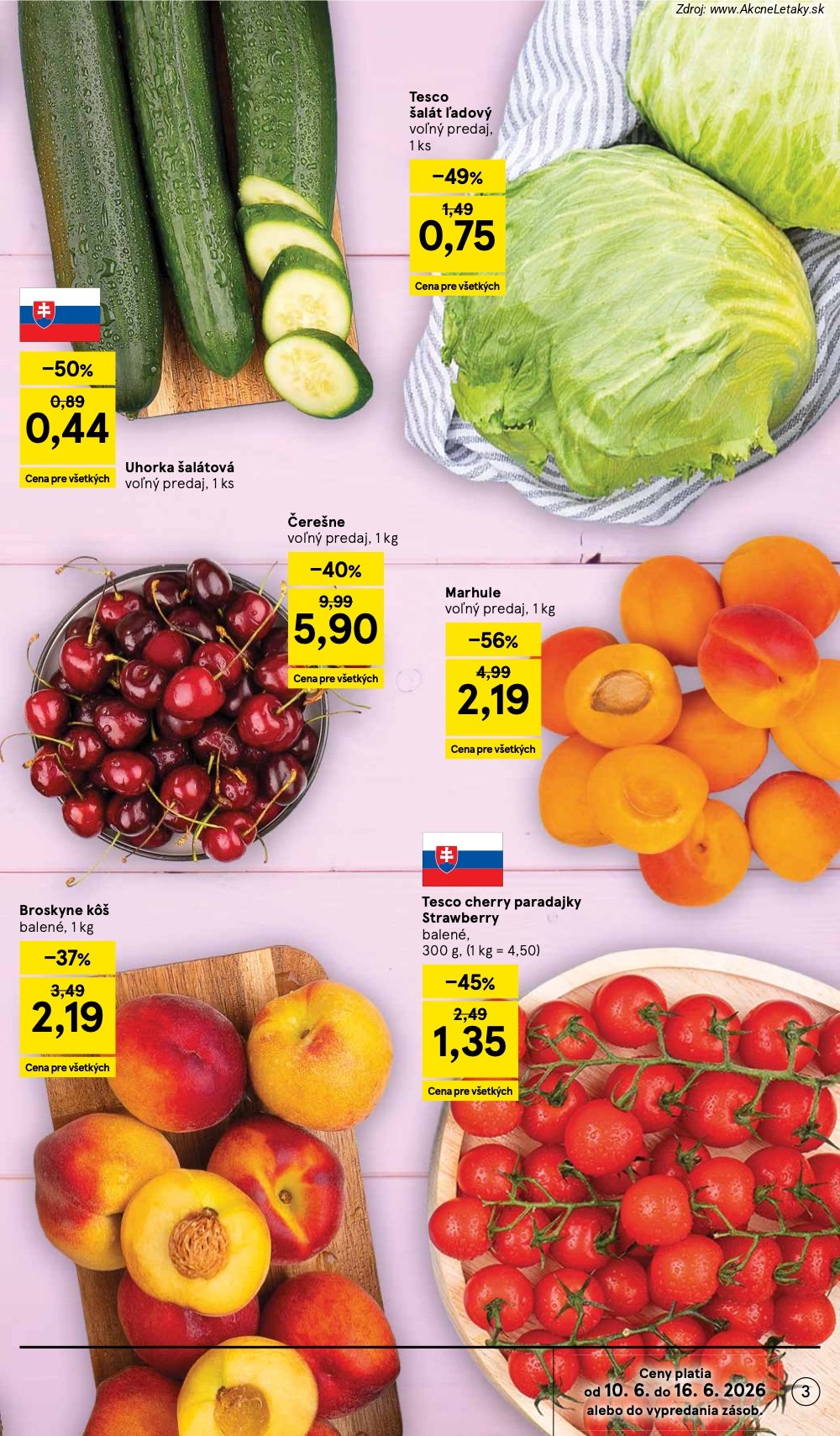 Leták Tesco (10. 6. - 16. 6. 2026) - strana 3 z 51