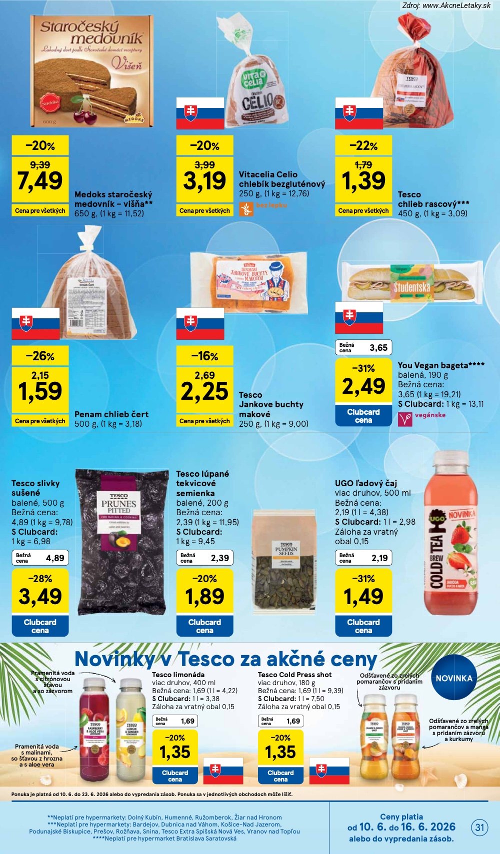 Leták Tesco (10. 6. - 16. 6. 2026) - strana 31 z 51