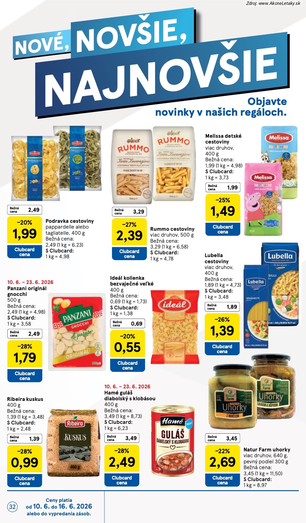 Leták Tesco (10. 6. - 16. 6. 2026) - strana 32 z 51