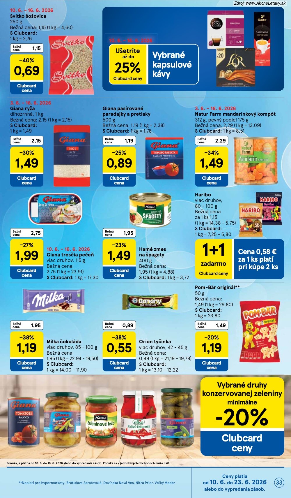 Leták Tesco (10. 6. - 16. 6. 2026) - strana 33 z 51
