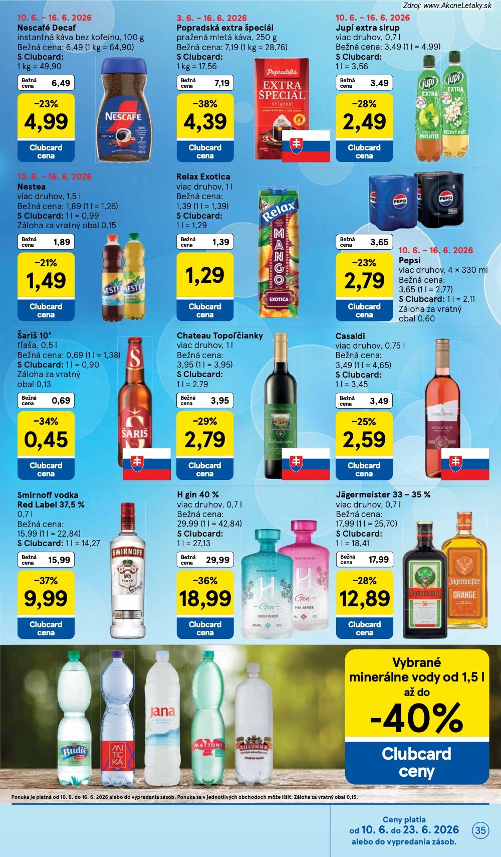 Leták Tesco (10. 6. - 16. 6. 2026) - strana 35 z 51