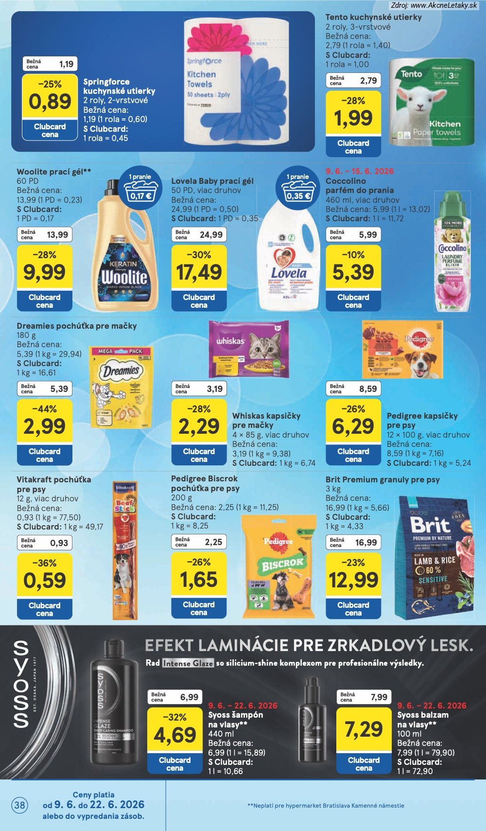 Leták Tesco (10. 6. - 16. 6. 2026) - strana 38 z 51