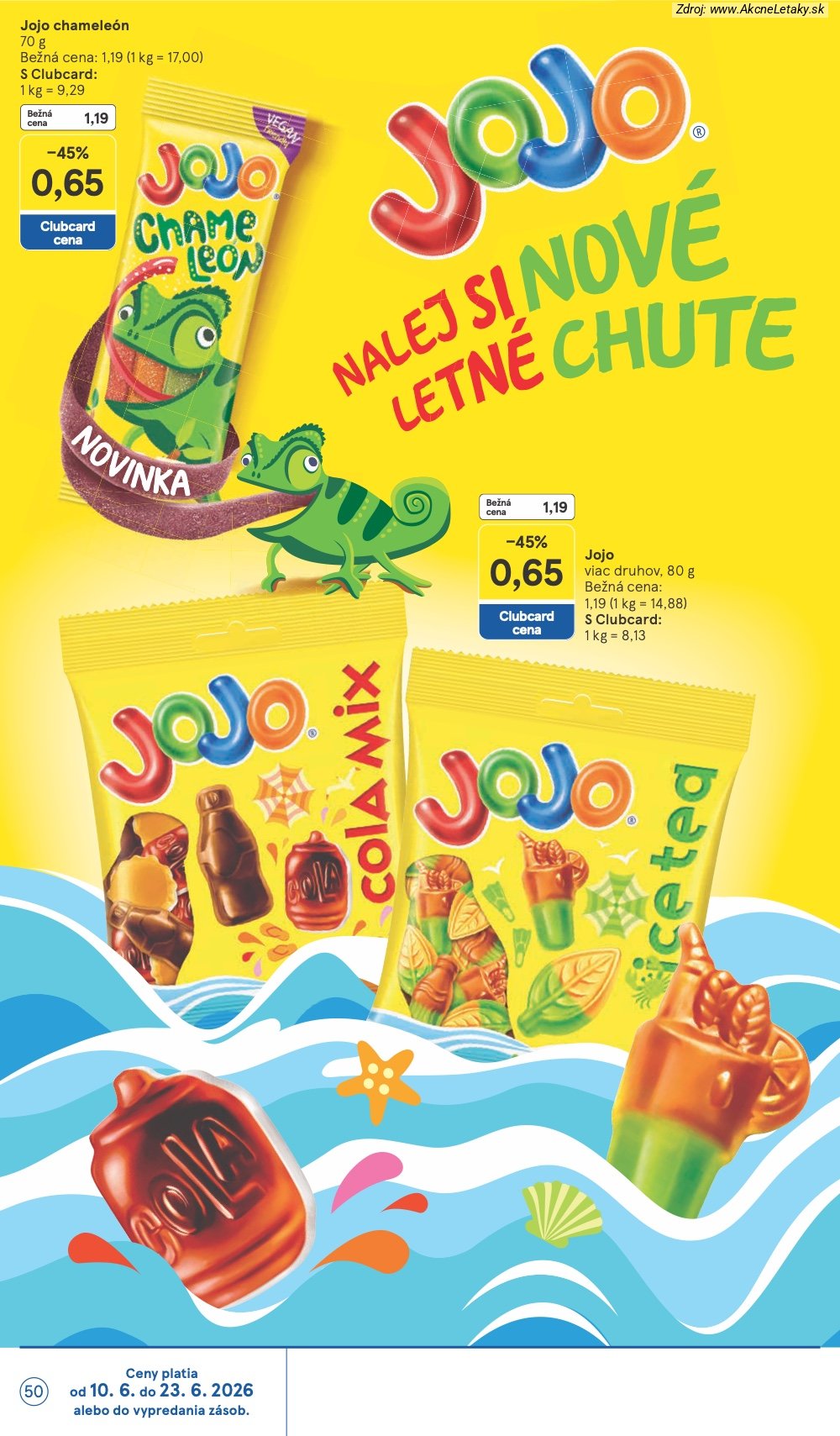 Leták Tesco (10. 6. - 16. 6. 2026) - strana 50 z 51