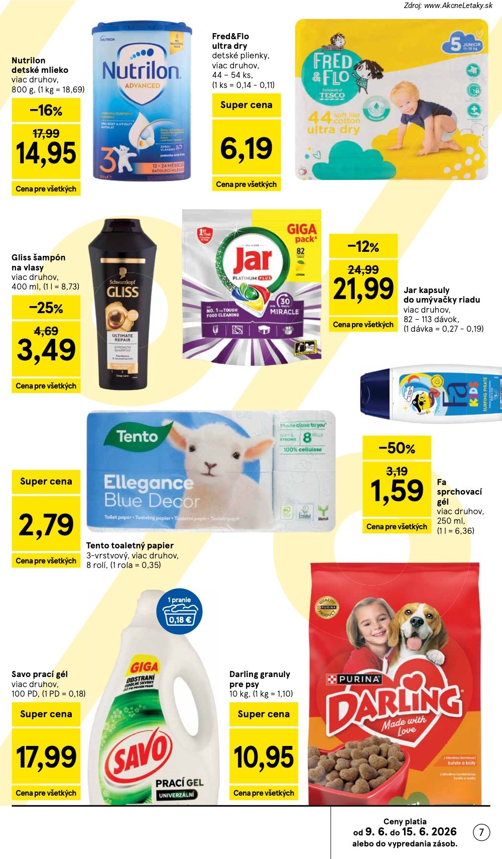 Leták Tesco (10. 6. - 16. 6. 2026) - strana 7 z 51