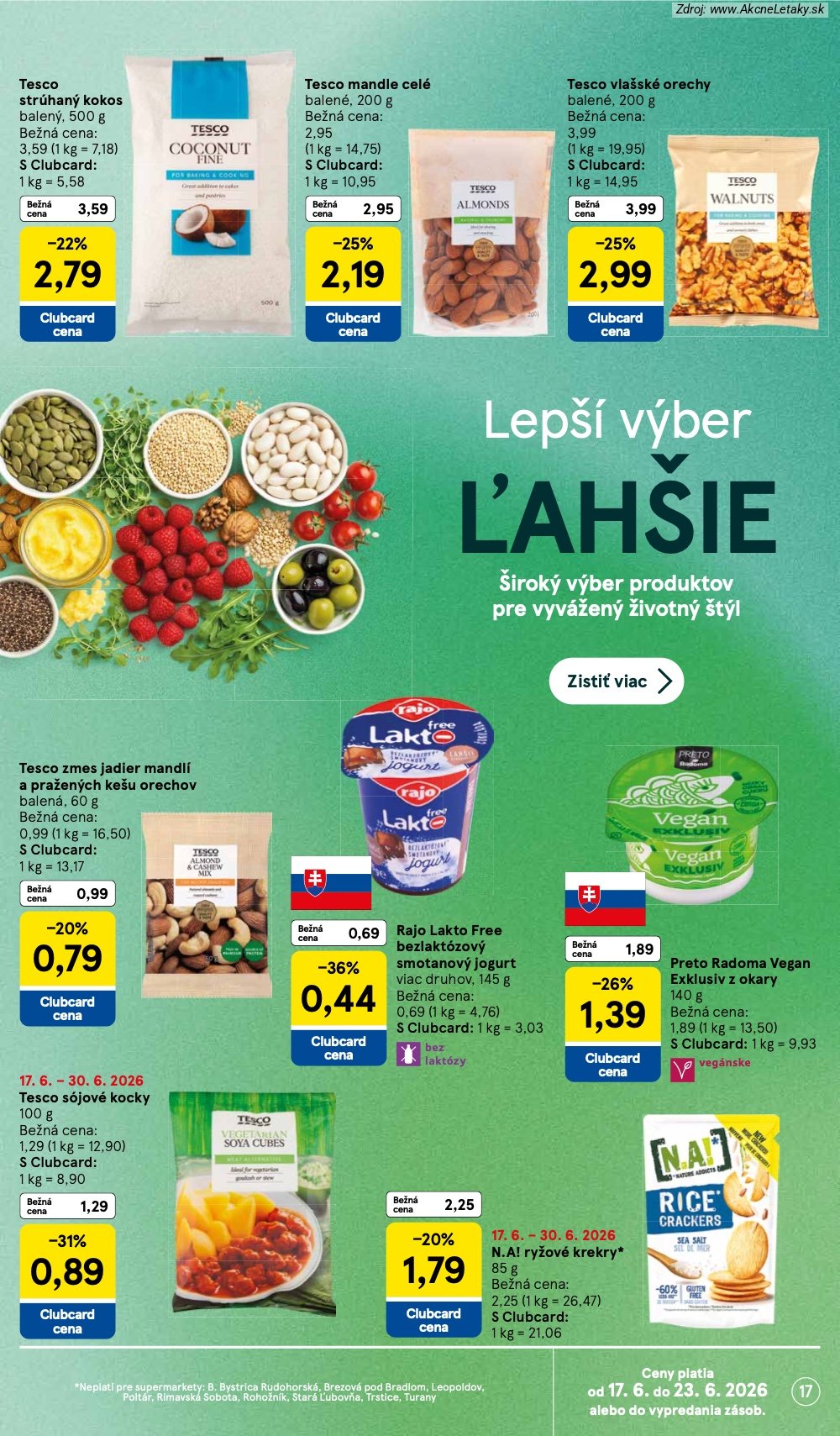 Leták Tesco (17. 6. - 23. 6. 2026) - strana 17 z 37