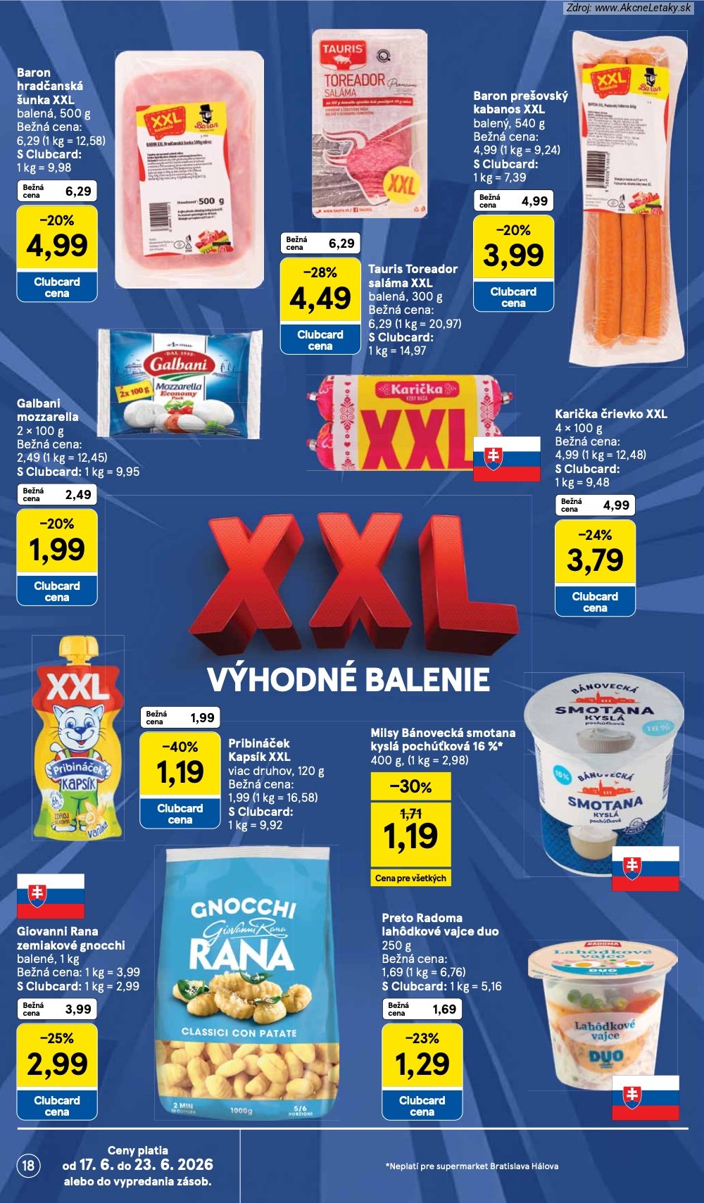 Leták Tesco (17. 6. - 23. 6. 2026) - strana 18 z 37