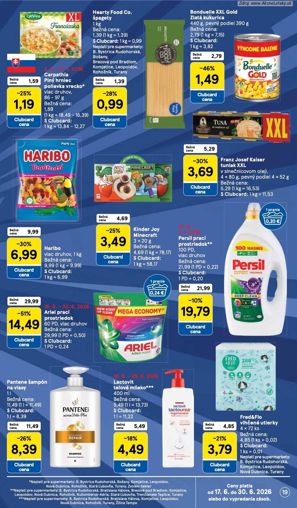 Leták Tesco (17. 6. - 23. 6. 2026) - strana 19 z 37