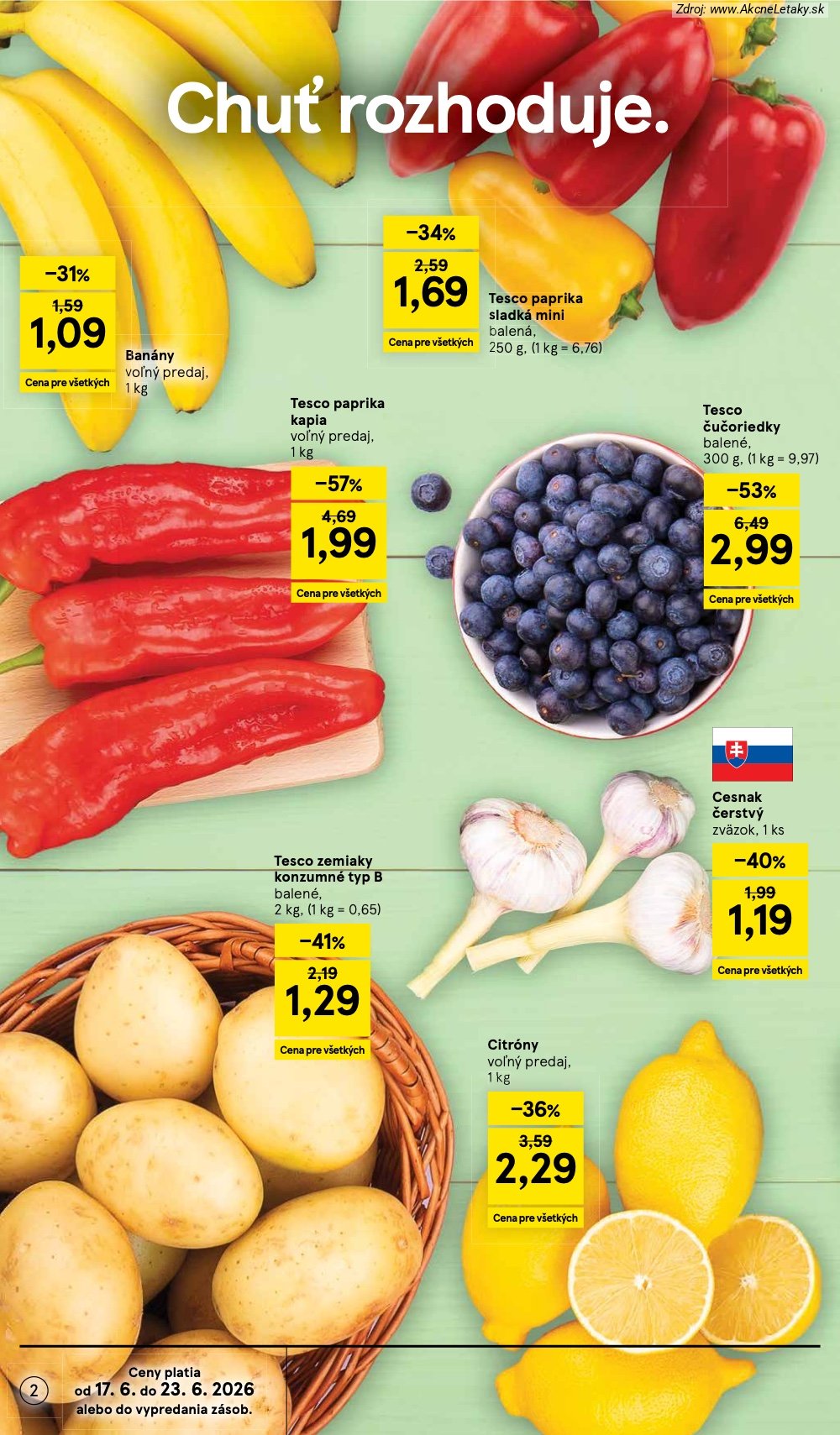 Leták Tesco (17. 6. - 23. 6. 2026) - strana 2 z 37