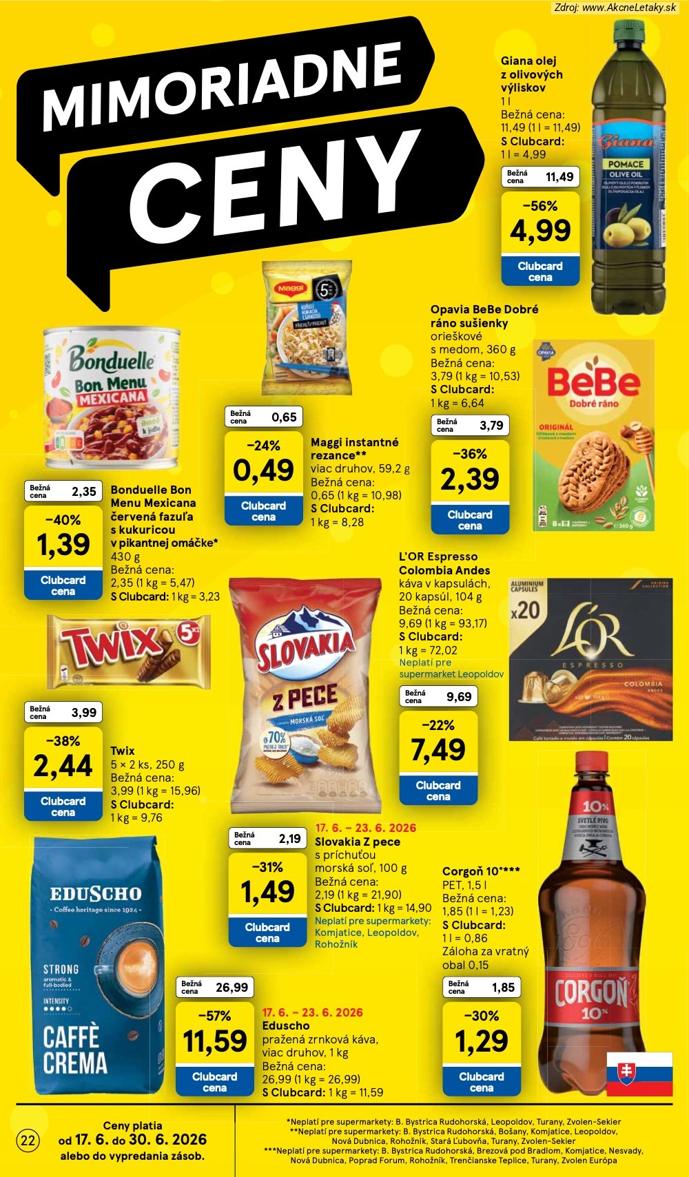 Leták Tesco (17. 6. - 23. 6. 2026) - strana 22 z 37