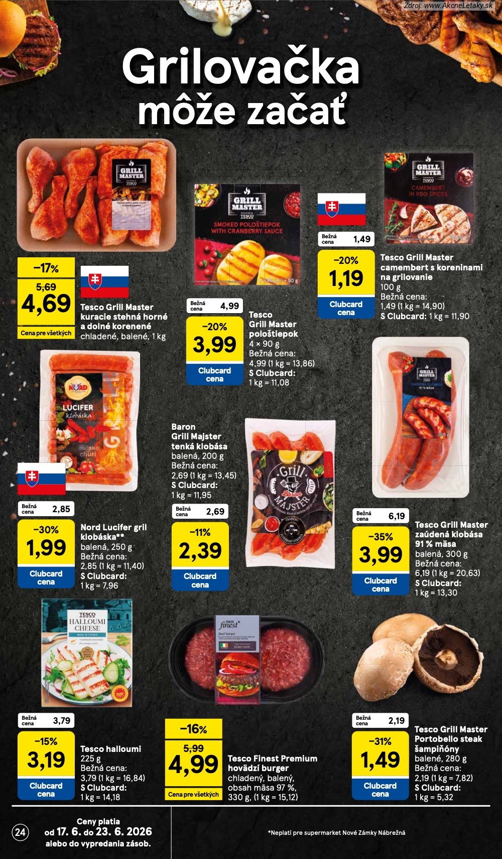 Leták Tesco (17. 6. - 23. 6. 2026) - strana 24 z 37