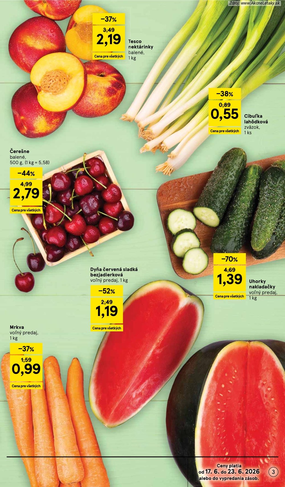 Leták Tesco (17. 6. - 23. 6. 2026) - strana 3 z 37