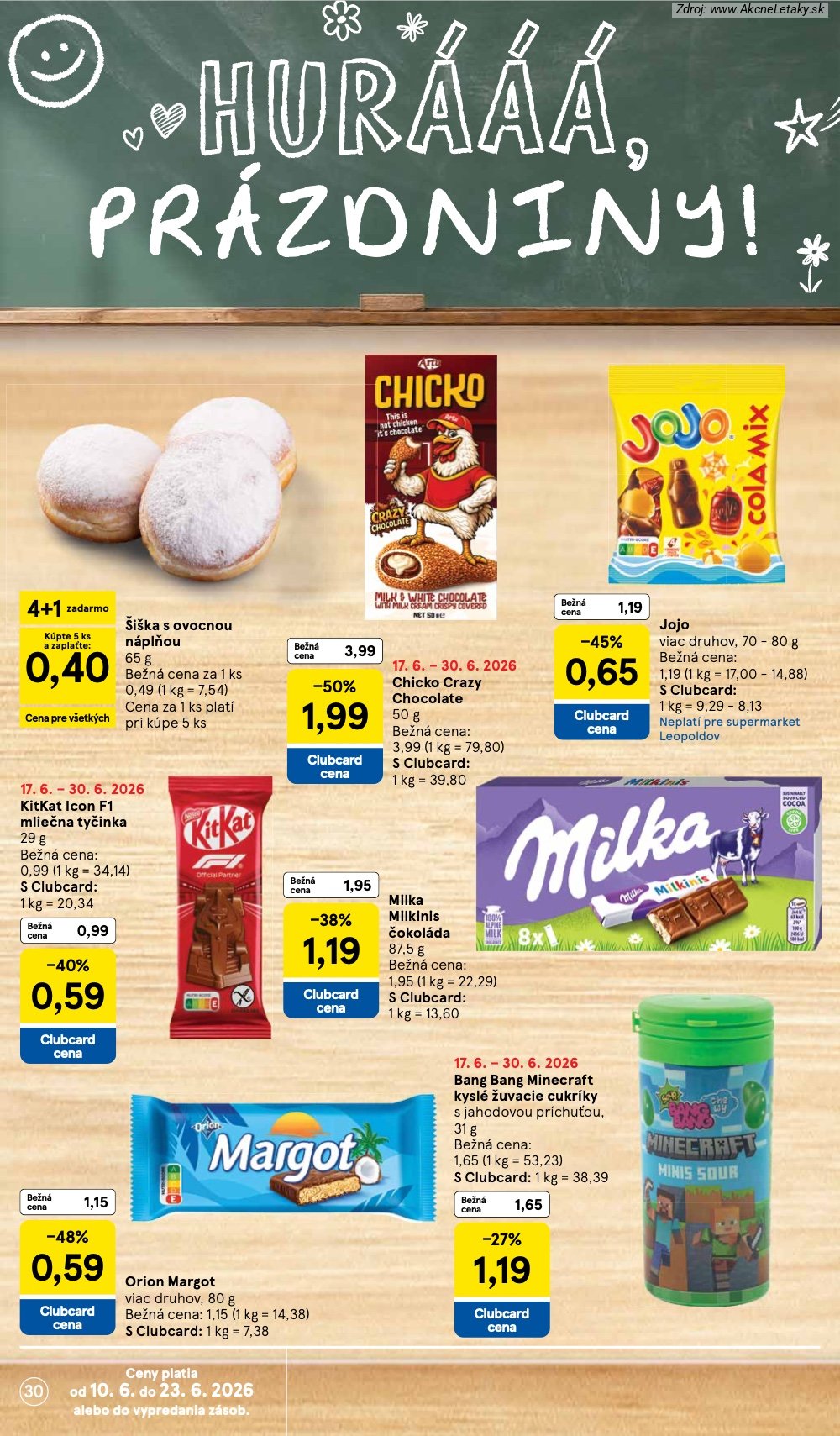 Leták Tesco (17. 6. - 23. 6. 2026) - strana 30 z 37