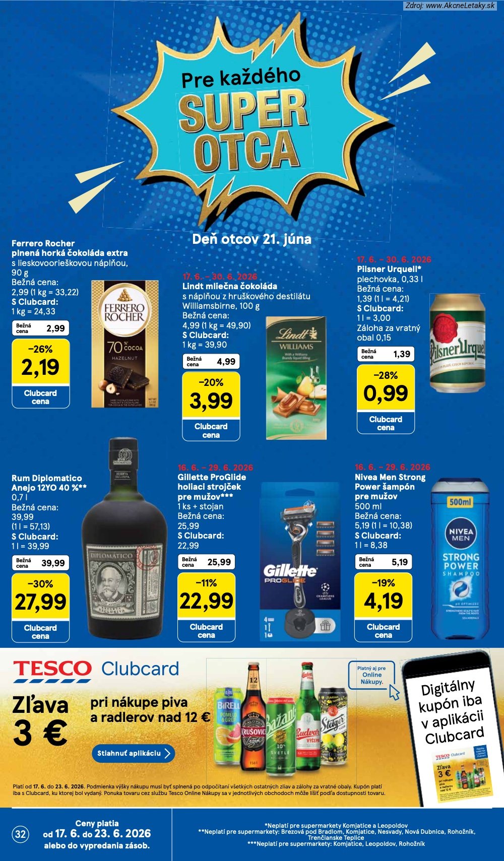 Leták Tesco (17. 6. - 23. 6. 2026) - strana 32 z 37