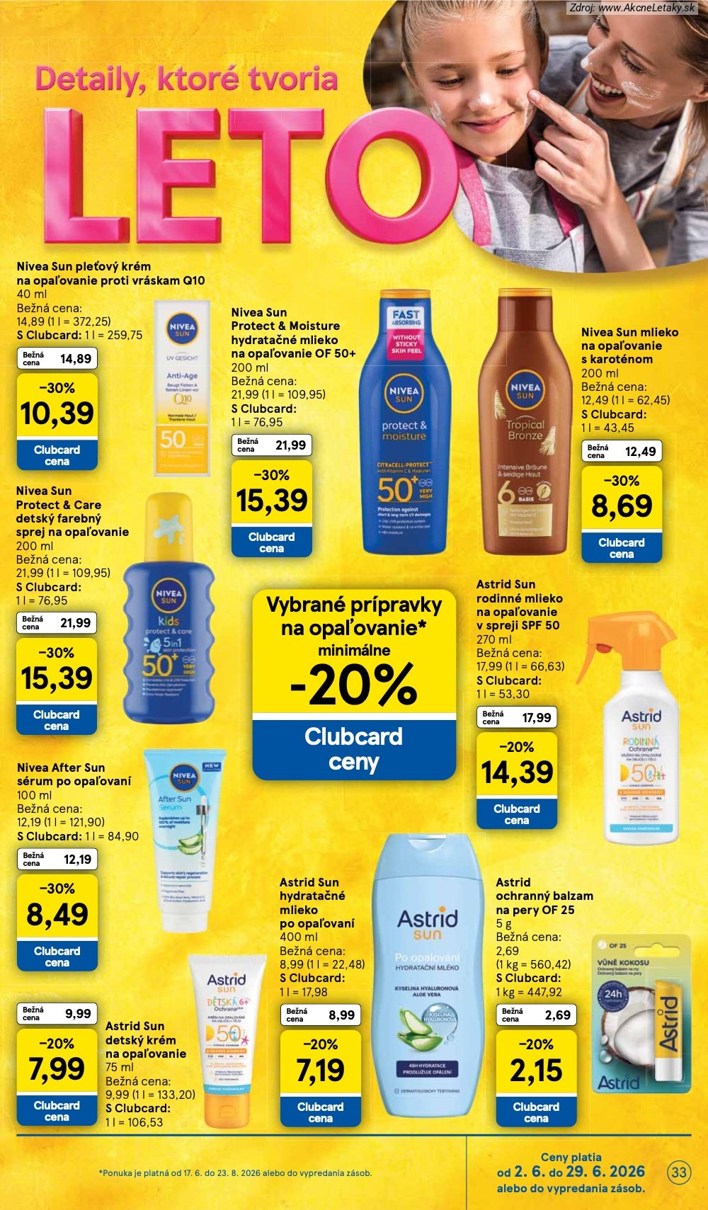 Leták Tesco (17. 6. - 23. 6. 2026) - strana 33 z 37