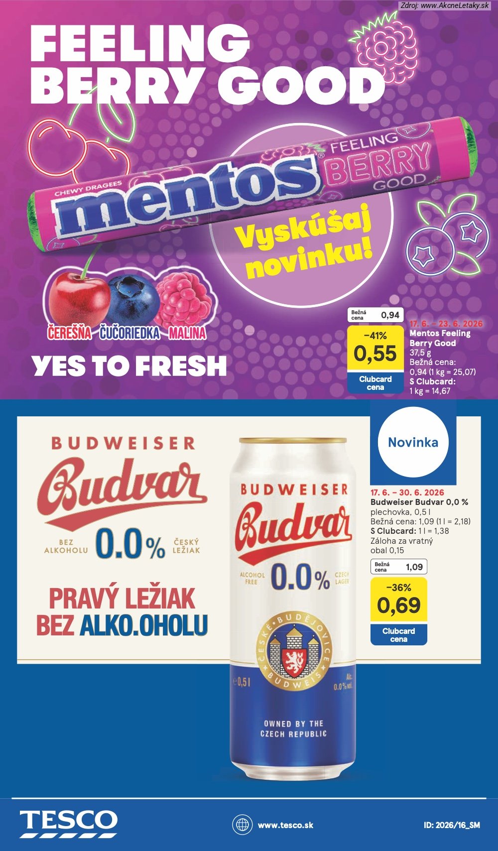 Leták Tesco (17. 6. - 23. 6. 2026) - strana 37 z 37