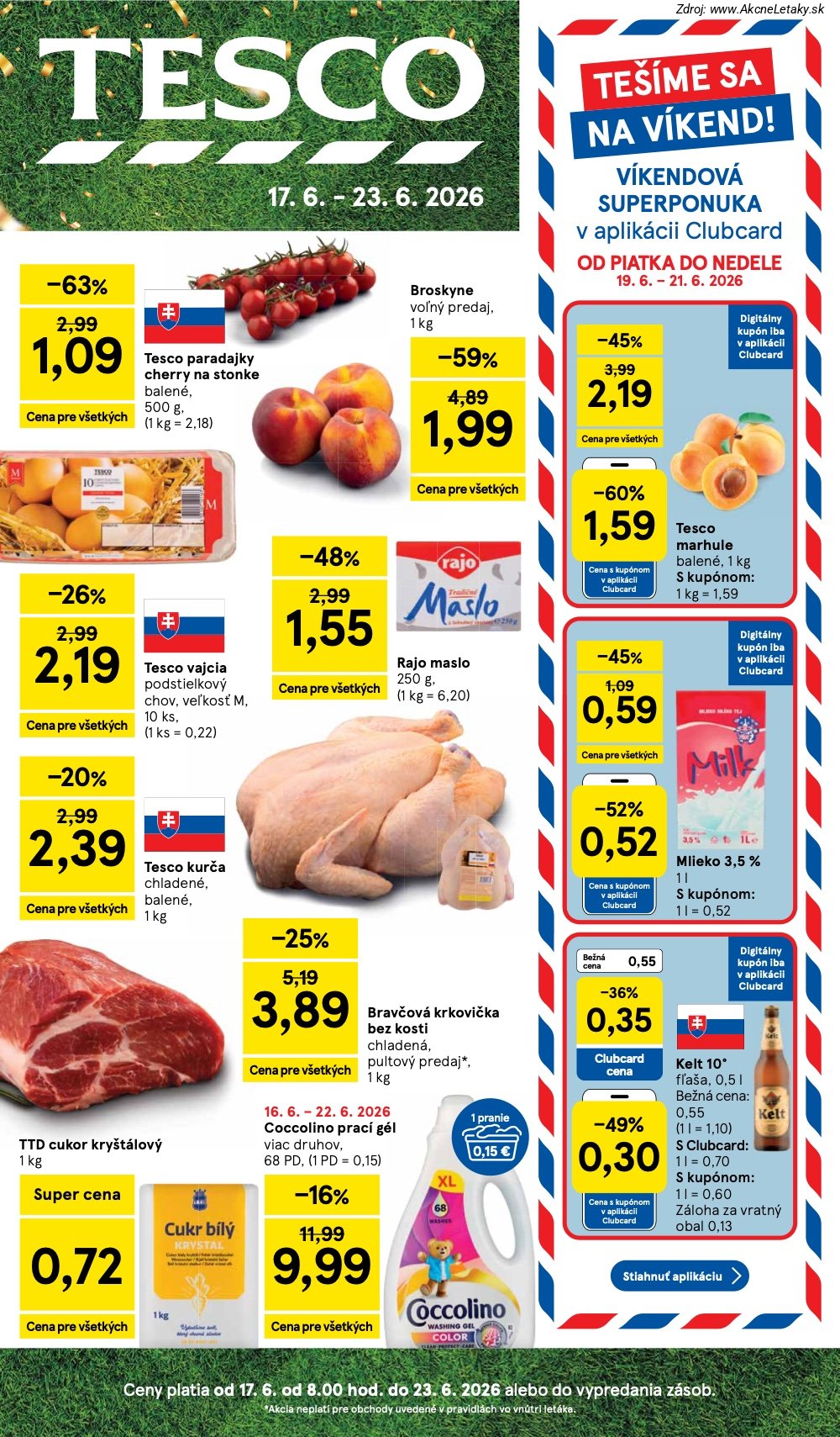 Leták Tesco (17. 6. - 23. 6. 2026) - strana 1 z 58