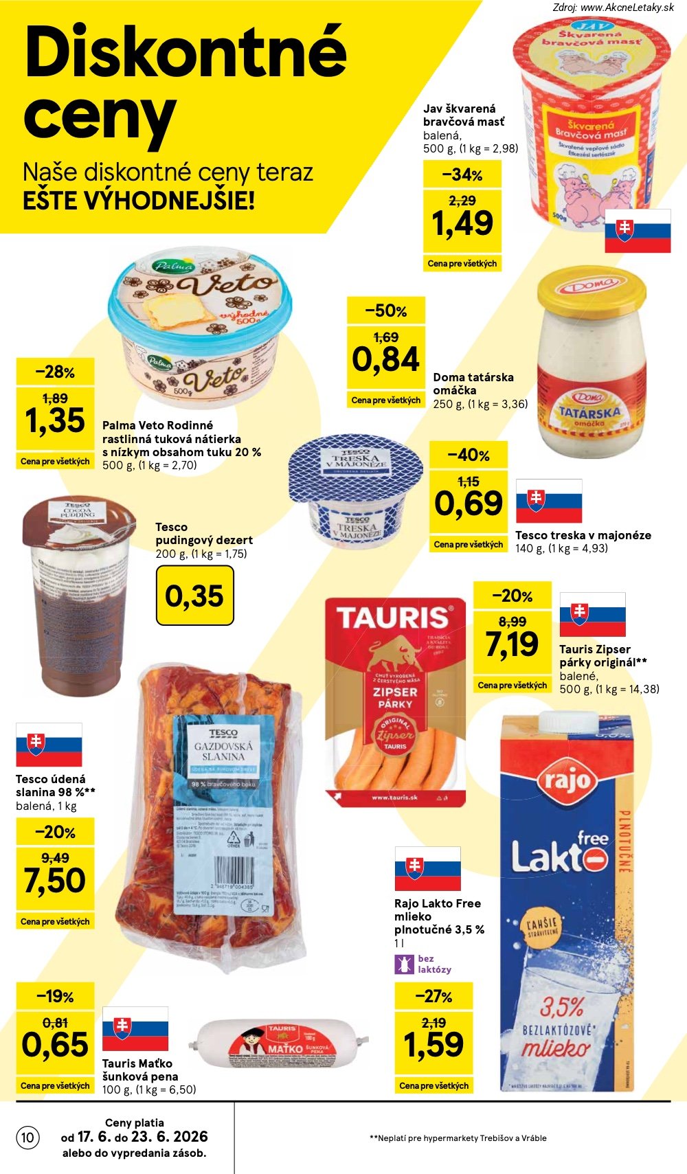 Leták Tesco (17. 6. - 23. 6. 2026) - strana 10 z 58