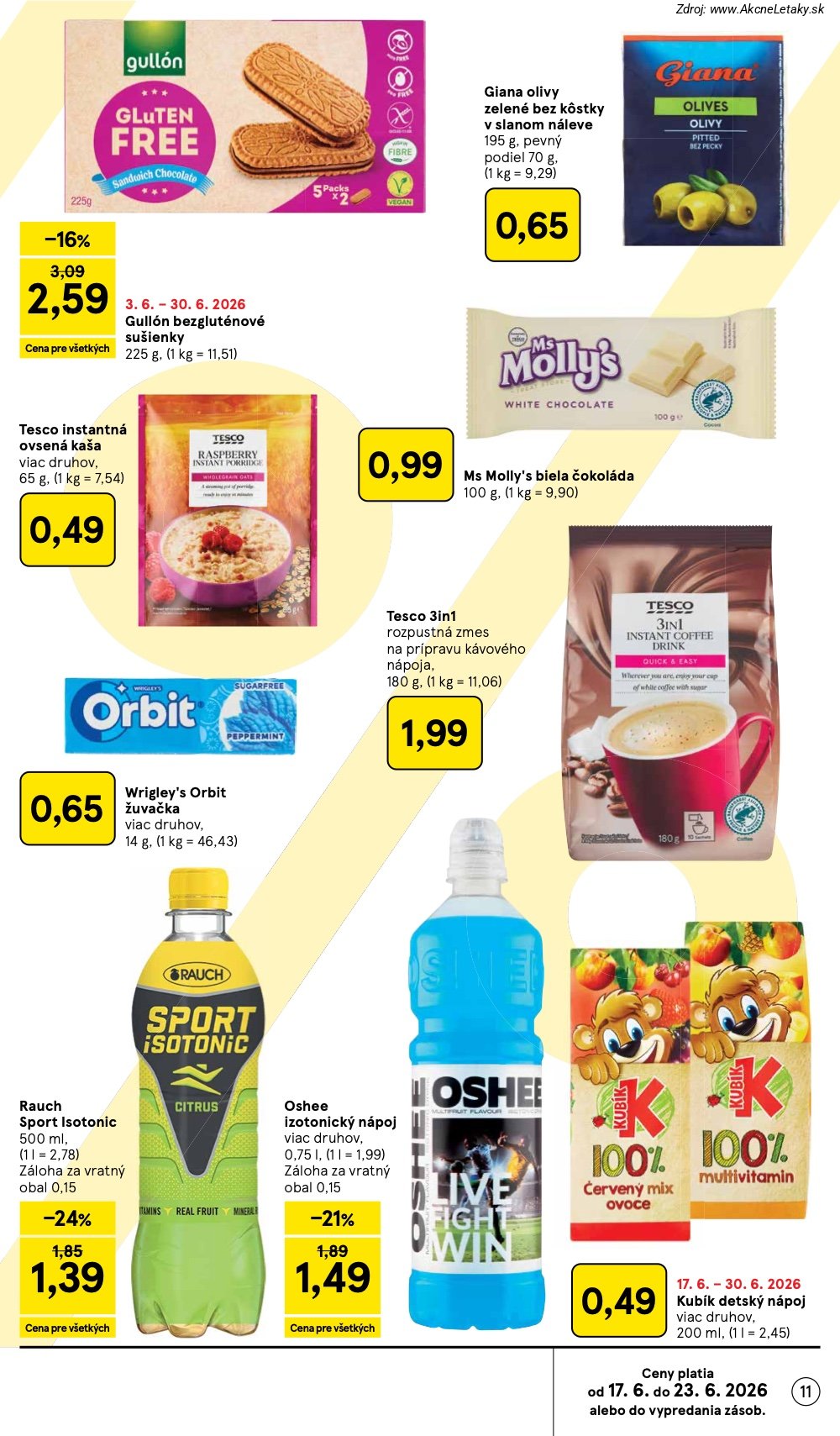 Leták Tesco (17. 6. - 23. 6. 2026) - strana 11 z 58